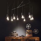 modern design  fem lampatest csillar szaten matt fekete foglalatos csoportos fuggesztek e27 foglalat nappali etkezo konyha.jpg